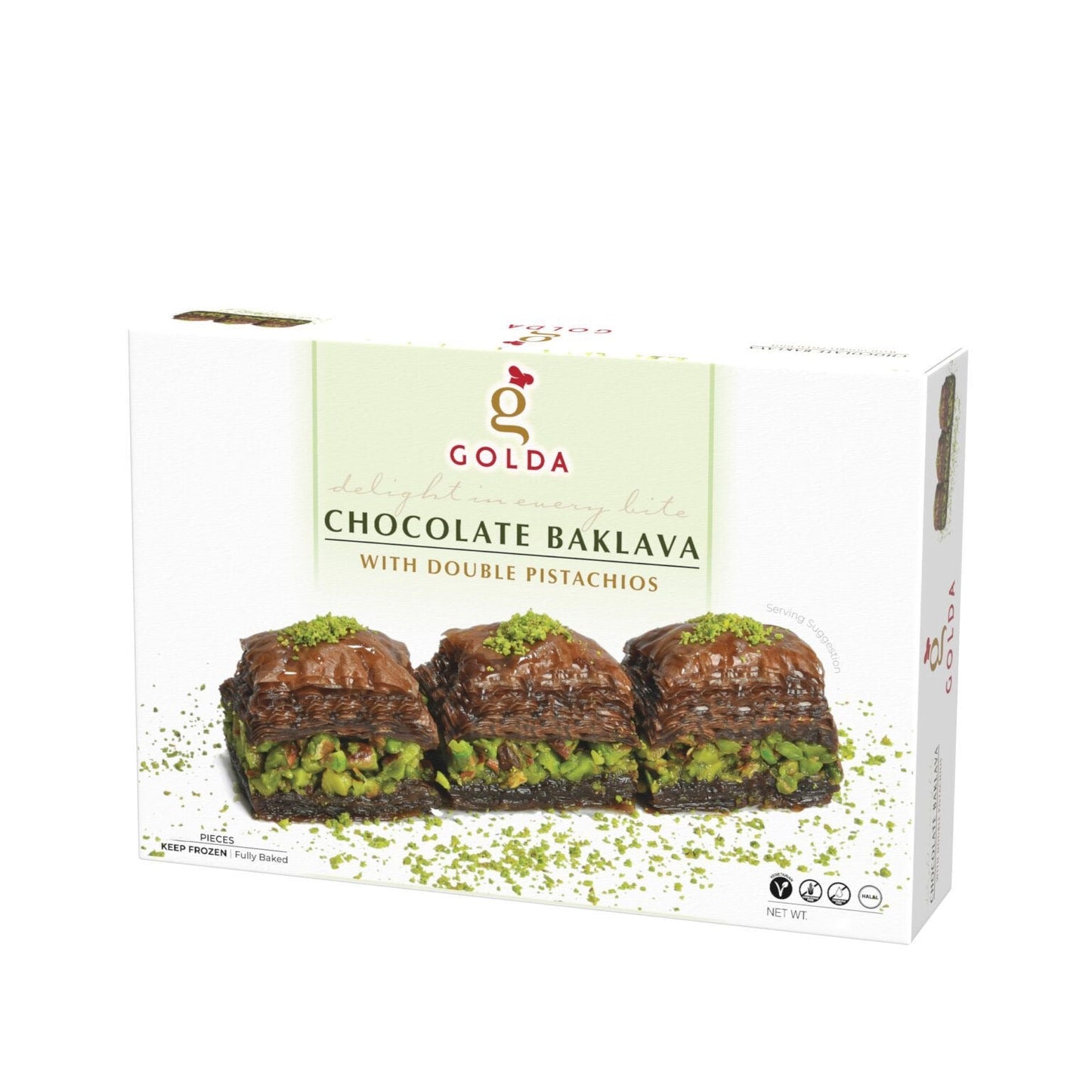 Golda Chocolate Baklava with Pistachios 3.1 lb