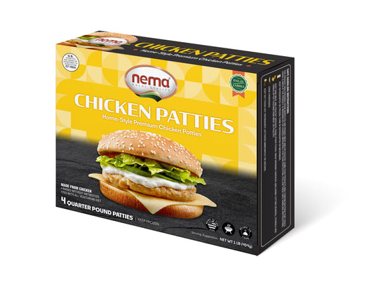 Nema Chicken Patties 1 lb - 4 pcs