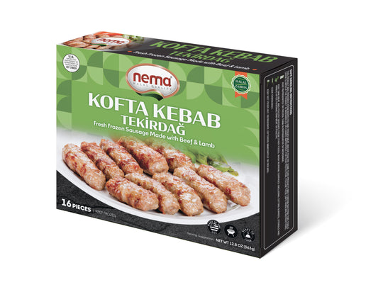 Nema Kofta Kebab (Tekirdag Kofte) 0.8 lb (16 pcs)